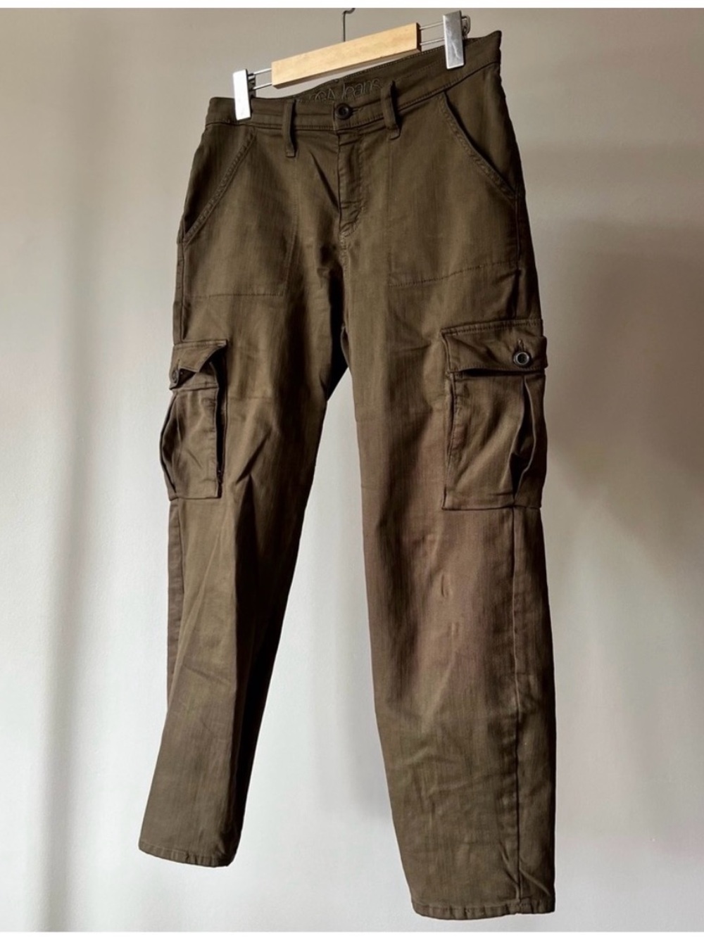 Yoga Jeans Khaki Cargo Denim